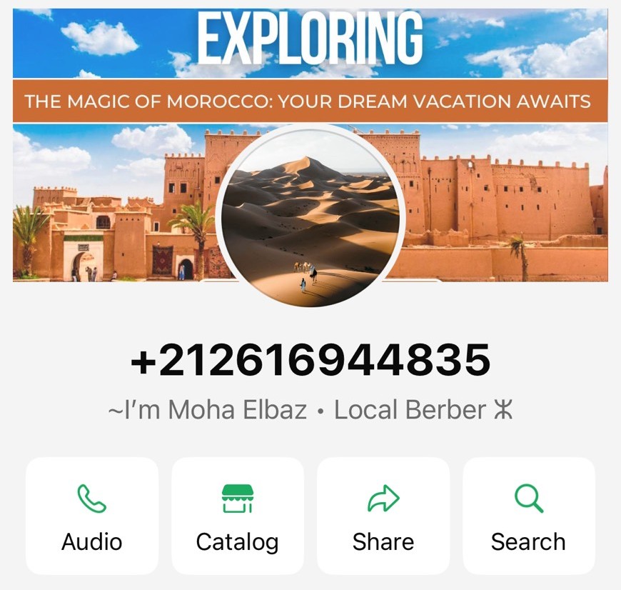 摩洛哥自由行包車推薦 Morocco Tabiarte Tours 